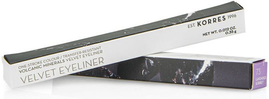 Korres Volcanic Mineral Velvet Eyeliner 73 Lavender Sorbet