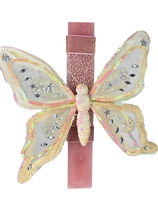 Lumanare Mare Decorativă Fluture Parfumată Aurie (Diverse Modele)