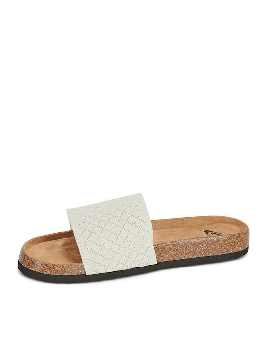 Women's Flat Sandals White