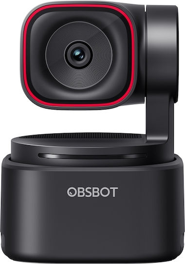 Obsbot Tiny 3 Lite Webcam 48mp 4k@30fps 1080p@120fps Built-in Microphone Ideal Office Ai Tracking Usb 2.0 Remote Control Obsbot Vox Se Microphone Included Gray