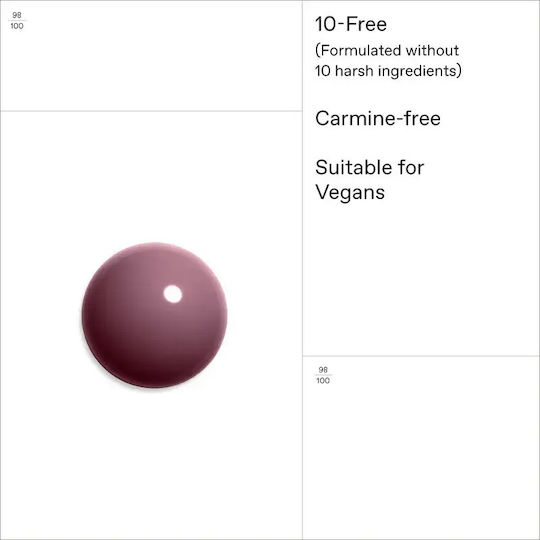Korres No No Glossy Βερνίκι Νυχιών Μακράς Διαρκείας 66 Prune 11ml