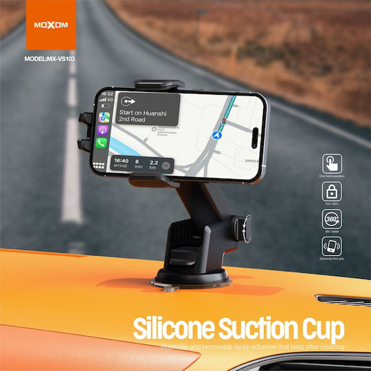Moxom Car Mobile Mount with Adjustable Hooks Black