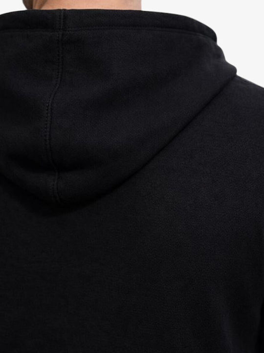 Sweatshirts Für Herren Kapuzenjacke Schwarz