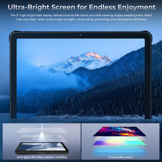Oukitel RT10 5G 11" Tablet (12GB/512GB) Μαύρο