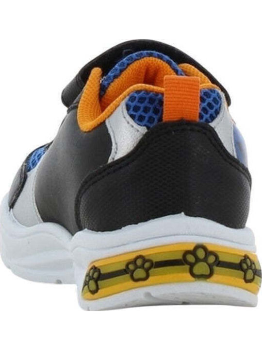 Παιδικά Sneakers με Σκρατς & Φωτάκια Μπλε