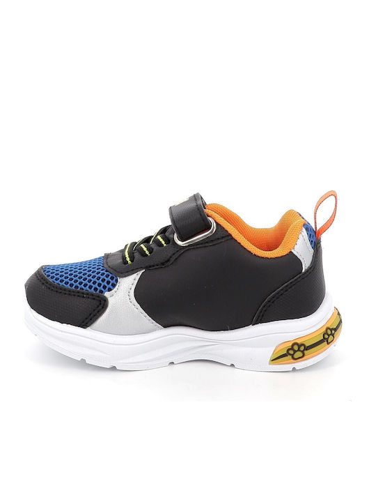Παιδικά Sneakers με Σκρατς & Φωτάκια Μπλε