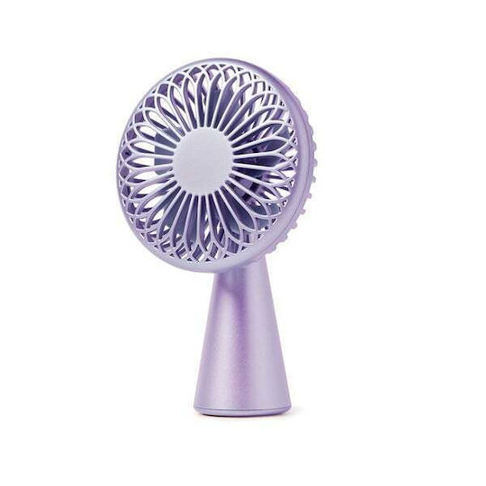 Lexon Design Wino Mini Portable Wireless Fan Light Lilac