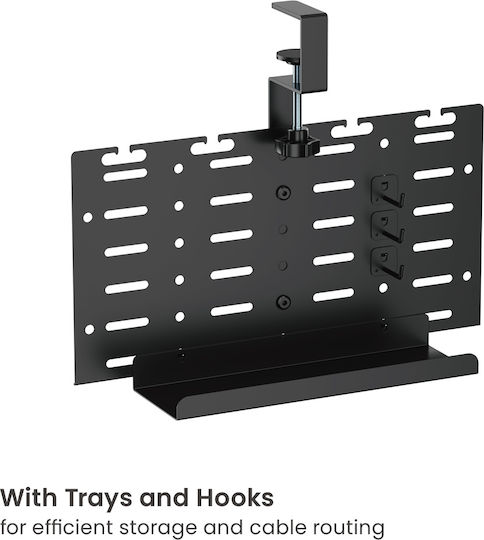 Brateck Cable Management Office Cc11-20-1 Metal 384x63x307mm Black
