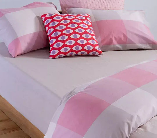 Nef-Nef Homeware Casual Σετ Σεντόνι με 2 Μαξιλαροθήκες Υπέρδιπλο με Λάστιχο 170x270+35εκ. 3 (3τμχ)