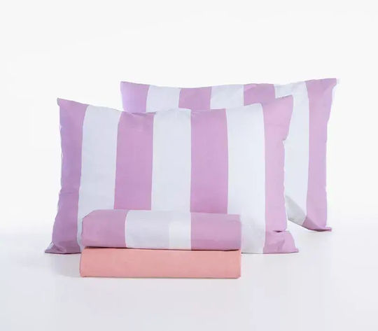 Nef-Nef Homeware Casual Set Cearceaf cu 2 Fețe de Pernă Super King cu Elastic 170x270+35cm 3 (3 bucăți)