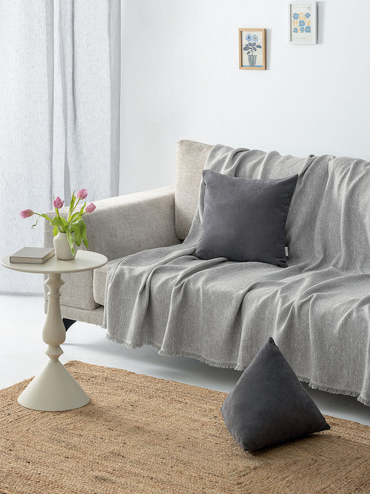 Palamaiki Armchair Throw 180x170cm Grey