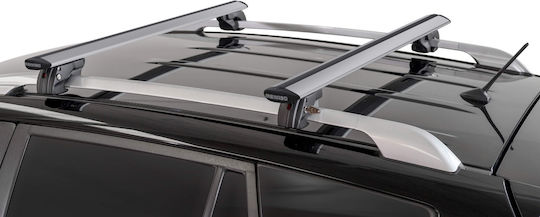Menabo Bare De Acoperiș Din Aluminiu Pentru Mitsubishi Sigma 1993-1996 Cu Picioare Pentru Portbagaj De Acoperiș Și Blocare Argintii