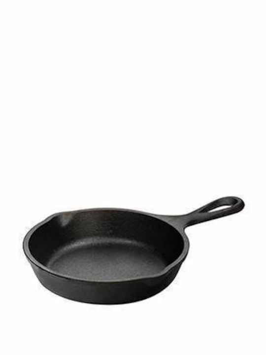 Lodge Mini Cast Iron Pan with Lid with Non-Stick Coating 12.7cm