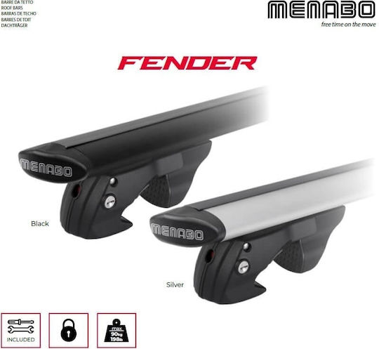 Menabo Bare Transversale Argintii Fender Peugeot 207 Station Wagon 2010-2014