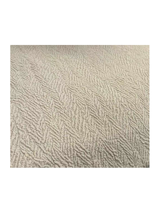 Linea Home Fin Elastische Abdeckung Für Zweisitziges Sofa Beige