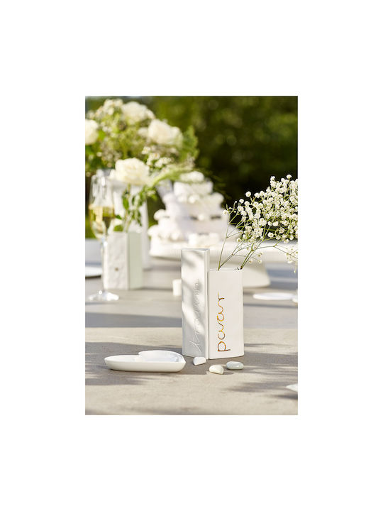 Raeder Set 2 Pieces General Use Food Jars with Lid made of Porcelain Transparent 7.5cm 2 Pieces