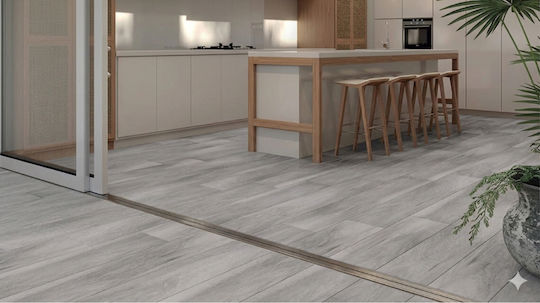 Yurtbay Seramik S24011 Плочка За Под И Стена За Кухня И Баня От Гранит Мат 120x20cm Сива