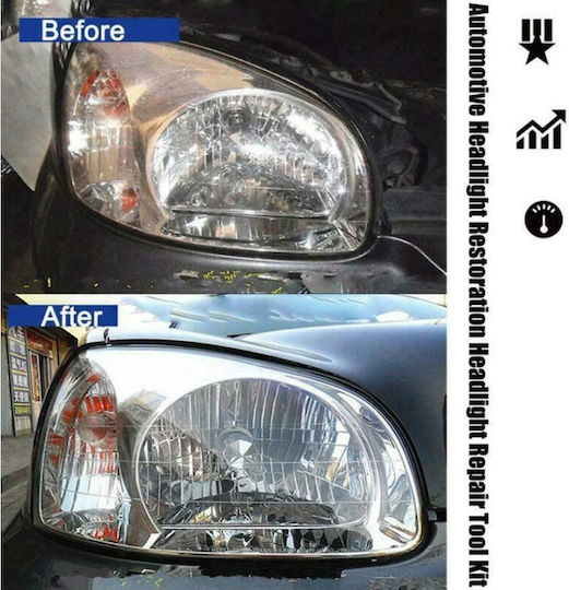 Professional Replacement Liquid Lamp Headlight Restoration 800gr Red Blue Vision 3rd Generation 2pcs Tc-382