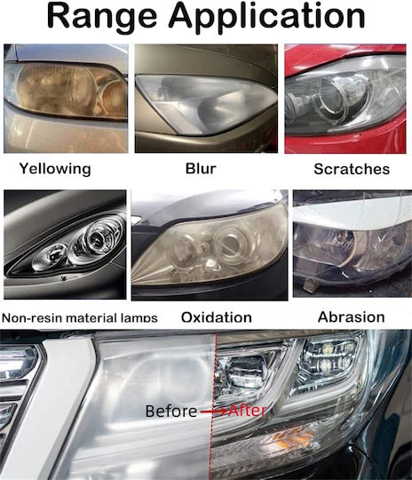 Professional Replacement Liquid Headlight Defogging Lamp 800gr Red Blue Vision 3rd Generation Tc-381