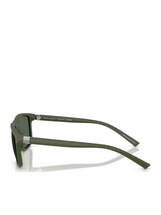 Armani Exchange Ochelari De Soare Pentru Bărbați Cu Ramă Verde Din Plastic Și Lentilă Verde AX4167SU 830171