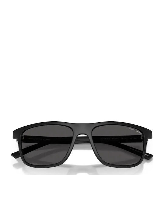 Armani Exchange Ανδρικά Γυαλιά Ηλίου με Μαύρο Κοκκάλινο Σκελετό και Γκρι Φακό AX4167SU 807887