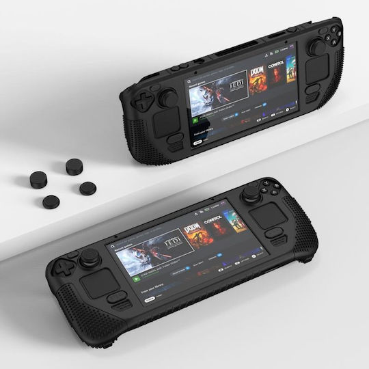 Силиконов Калъф за Конзола Steam Deck Черен