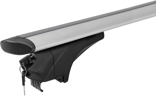 Menabo Bare de Acoperiș din Aluminiu pentru Volkswagen Passat 2012-2014 Set cu Picioare Argintii