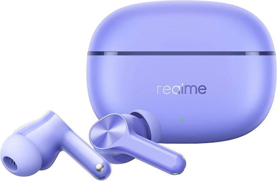 Realme Buds T200 Lite Bluetooth Handsfree Ακουστικά με Αντοχή στον Ιδρώτα και Θήκη Φόρτισης Μωβ