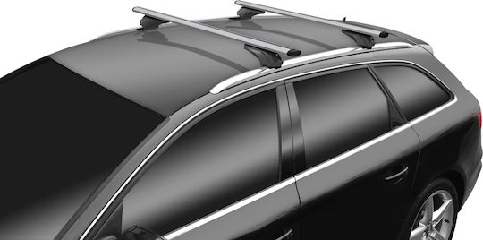 Menabo Bare De Acoperiș Din Aluminiu Pentru BMW X1 2012-2015 Set Cu Picioare Argintii