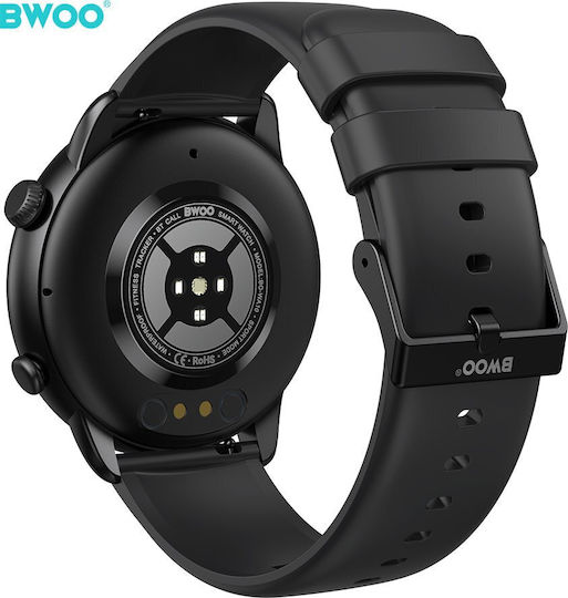 Bwoo Смарт Часовник Wa-10 1.32” Amoled Черен