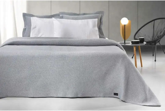 Guy Laroche Slalom Decke Piqué Halbdoppelt 180x260cm Grau