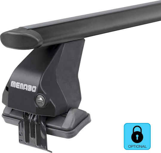 Menabo Bare Transversale Negre Omega Plus Honda Civic Viii Sedan 4 Uși Model 2006-2011