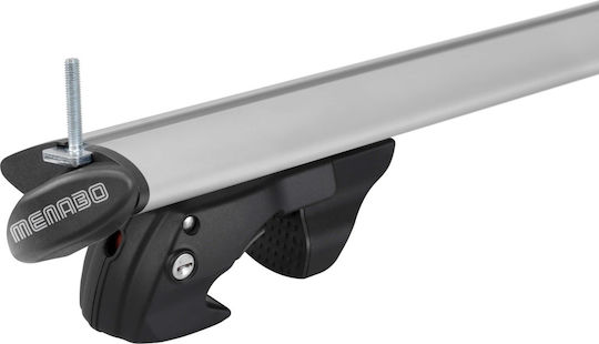 Menabo Fender Silver Cross Bars Skoda Fabia Scout 2009-2014