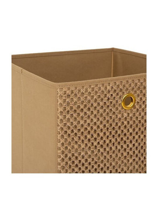 Atmosphera Cutie de Depozitare din Plastic cu Capac Maro 31x31x31cm