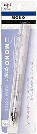 Tombow Dpa-139a Mechanical Pencil Monograph Clear 0.3 Mm 4901991062939
