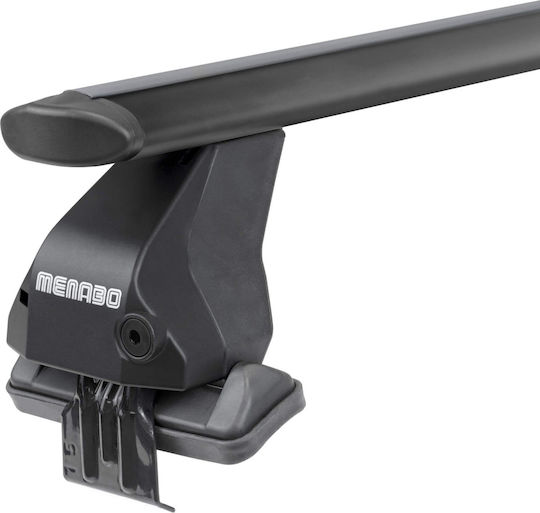 Menabo Bare de Acoperiș din Aluminiu pentru Ford B-Max 5D 2012+ Set cu Picioare Negre