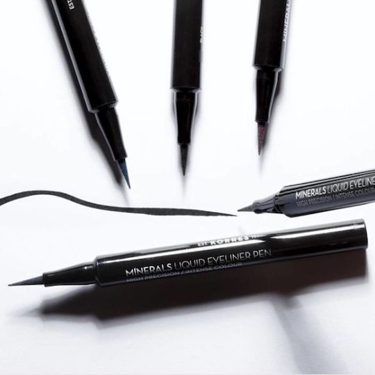 Korres Minerals Liquid Waterproof Pen Eye Liner 1ml