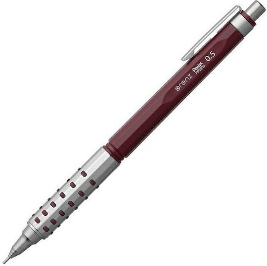 Pentel Orenz At Механичен Молив 0.5mm Тъмночервени Графити Гума Pp2005-bmptp Лимитирана Серия 4902506437914