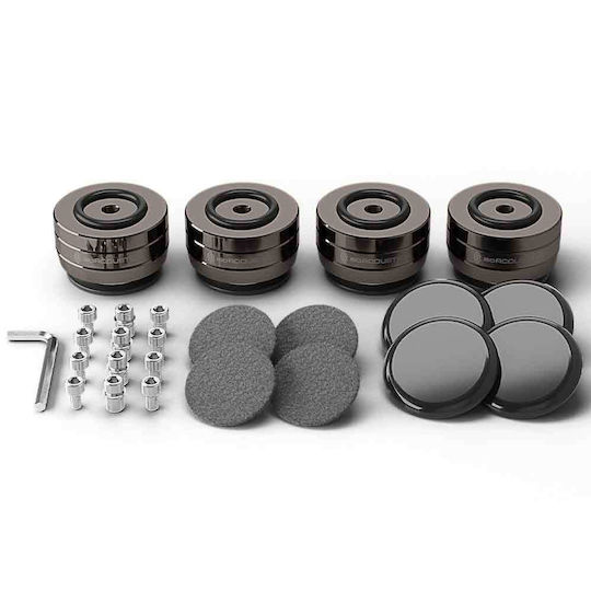 Isoacoustics Gaia I Neo Set Four High-end Speaker Isolation Feet Black