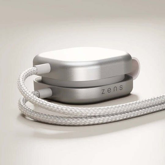 Zens Magnetic USB 2.0 Cable USB-C Male - USB-C 240W PD White 1.5m