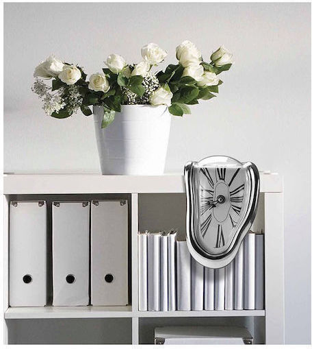 SPV SPV Tabletop Clock Plastic Silver