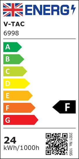 V-TAC Panou LED 24W Cu Lumină Alb Natural 4000K