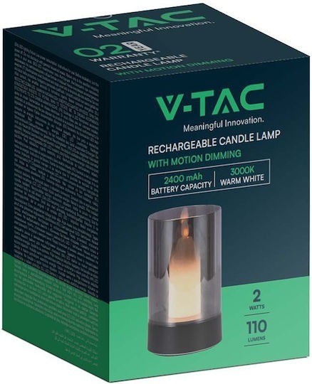 V-TAC Decorative LED Lamp Warm White 3000K Wax Polish 8.5x13cm