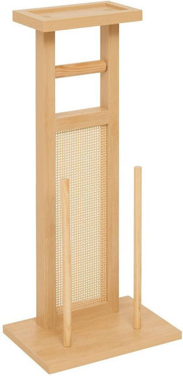 5Five Wooden Brown Bathroom Accessory Set