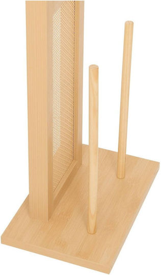 5Five Wooden Brown Bathroom Accessory Set