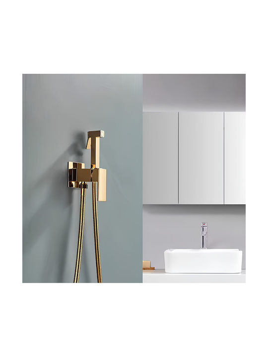 Wand Bidetarmaturen Gold