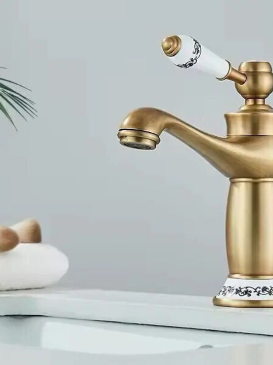 Mischung Waschbeckenarmatur Retro Bronze