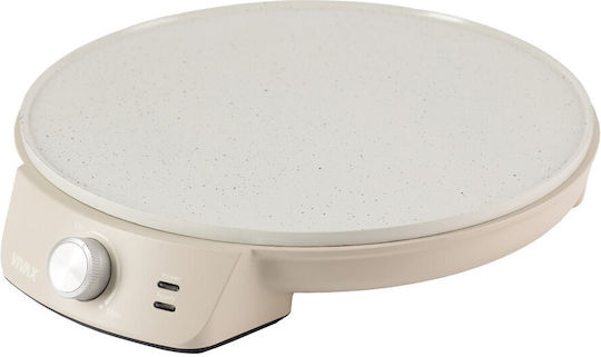 Aparat de Făcut Clătite Vivax Pm-1200s Placă 30 Cm 1200 W Putere Bej Lunar Multicolor