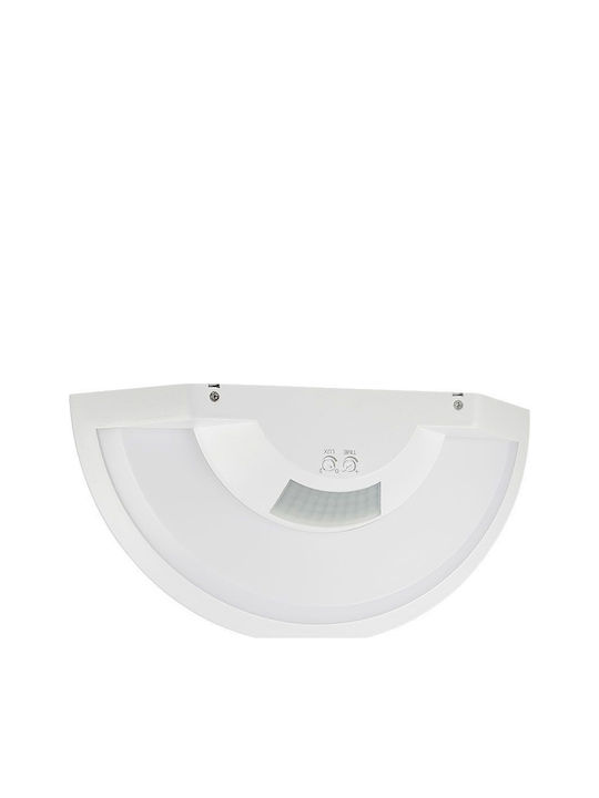 V-TAC Επιτοίχιο Εξωτερικό Φωτιστικό LED IP54 10W με Φυσικό Λευκό Φως
