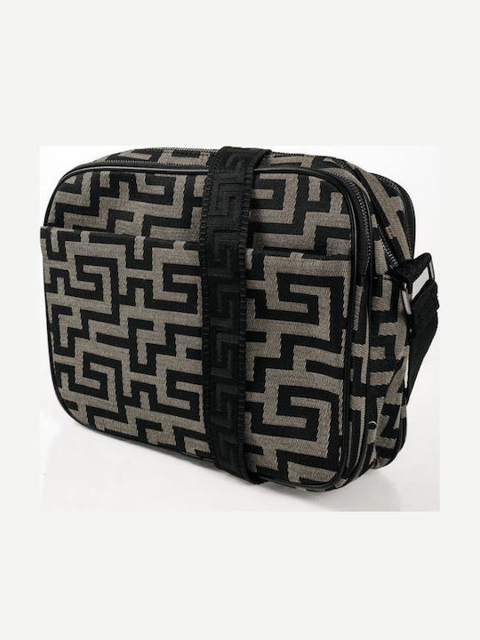 Fabric Women's Crossbody Bag Black